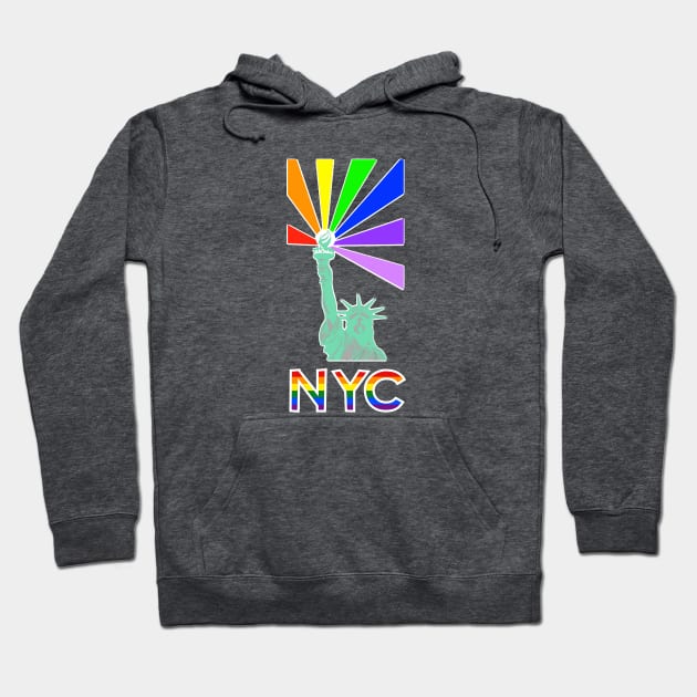 PRIDE Series - NYC Liberty Hoodie by Show OFF Your T-shirts!™